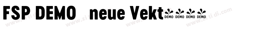 FSP DEMO   neue Vekt字体转换